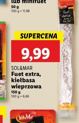 Kiełbasa fuet Sol&mar promocja