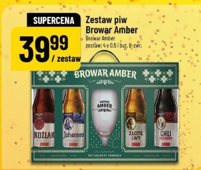 Zestaw piw Browar Amber promocja w POLOmarket