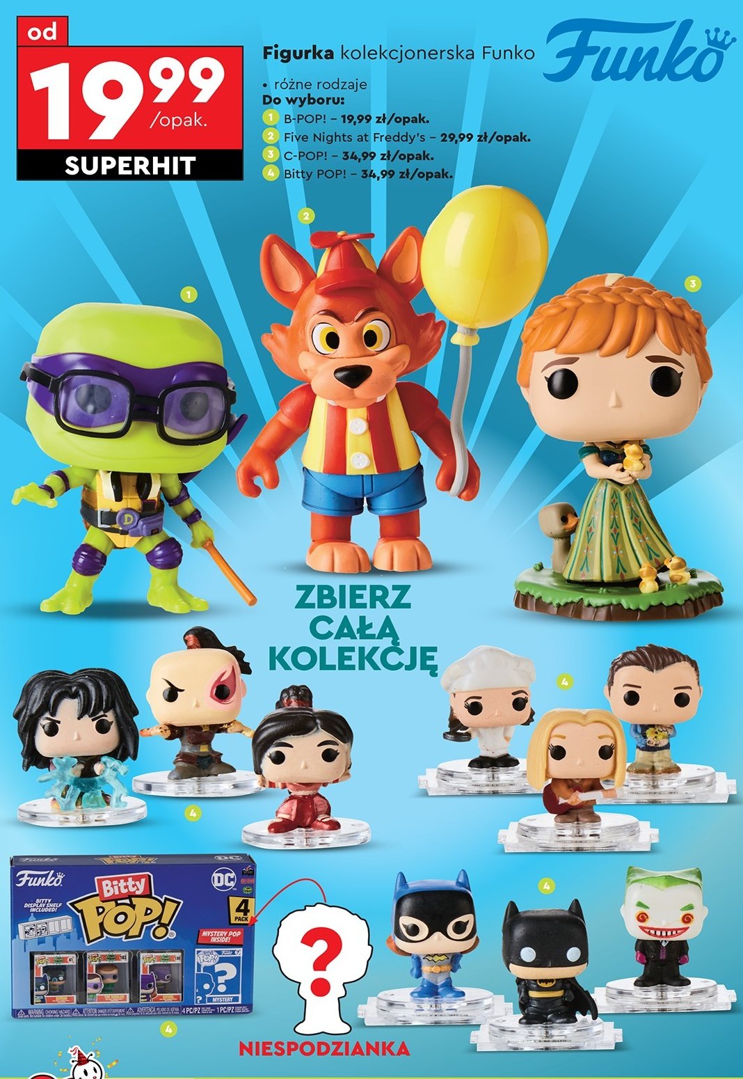 Figurka five nights at freddy's Funko promocja w Biedronka