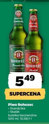 Piwo Rohozec Skalak promocja w Netto