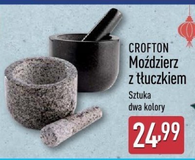 Moździerz z tłuczkiem sztuka dwa kolory promocja w Aldi