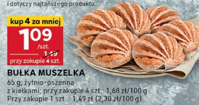 Bułka muszelka promocja w Stokrotka