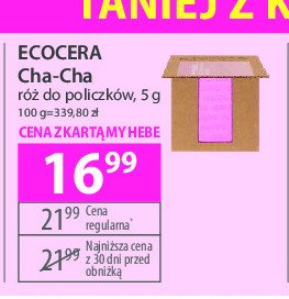 Róż do policzkow cha-cha Ecocera promocja