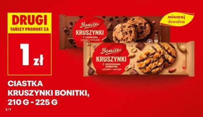 Ciastka kruszynki Bonitki z orzeszkami ziemnymi promocja w Biedronka