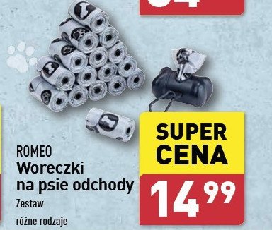 Woreczki na psie odchody Romeo promocja