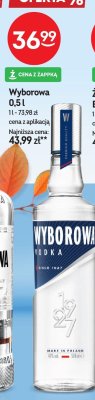Wódka Wyborowa 0,5l promocja w Żabka