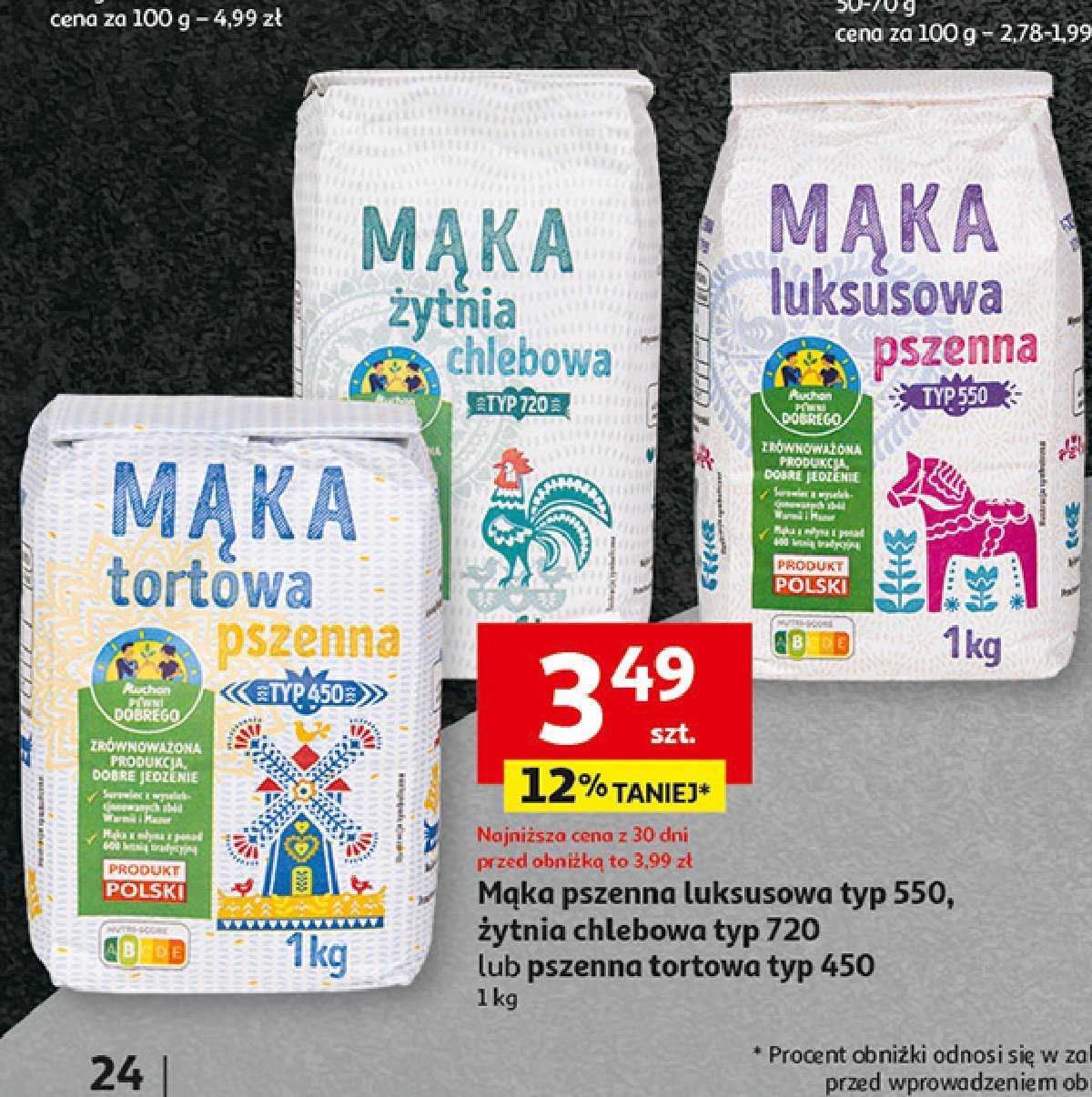 M膮ka luksusowa pszenna Auchan pewni dobrego promocja