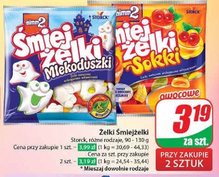 Żelki owocowe Nimm2 śmiejżelki sokki kwaśne promocja