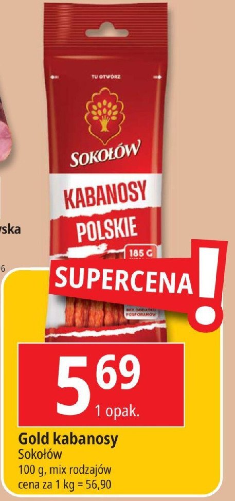 Kabanosy polskie Sokołów promocja