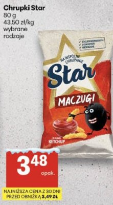 Chrupki Star ketchup promocja w Delikatesy Centrum