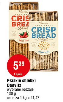 Chleb chrupki z sezamem DANVITA promocja