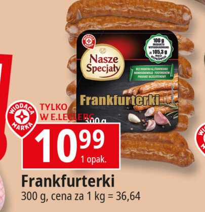 Frankfurterki Wiodąca marka nasze specjały promocja