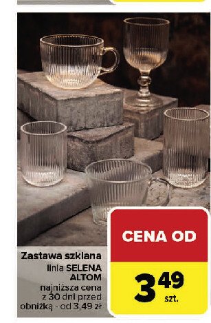 Szklanka wysoka selena 430 ml Altom design promocja w Carrefour Market