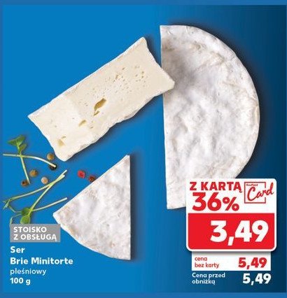 Ser brie minitorte promocja