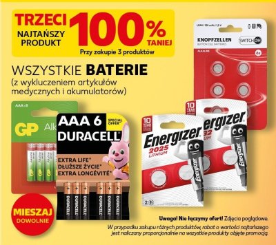 Wszystkie baterie promocja w Kaufland