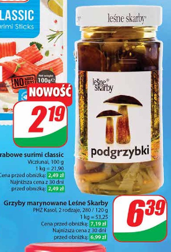 Podgrzybki marynowane Leśne skarby promocja