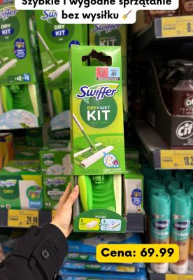 Zestaw do sprzątania na mokro i sucho promocja w Kaufland