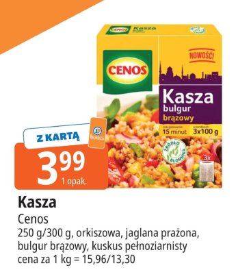 Kasza Cenos promocja w Leclerc