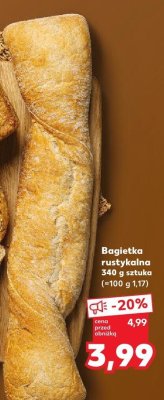 Bagietka rustykalna promocja w Kaufland