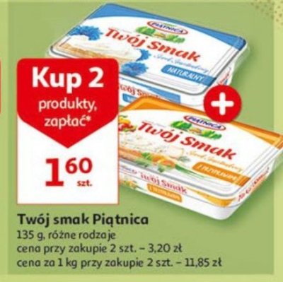 Serek śmietankowy naturalny Piątnica twój smak promocja