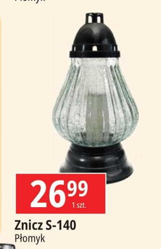 Znicz szklany s-140 P艁OMYK promocja