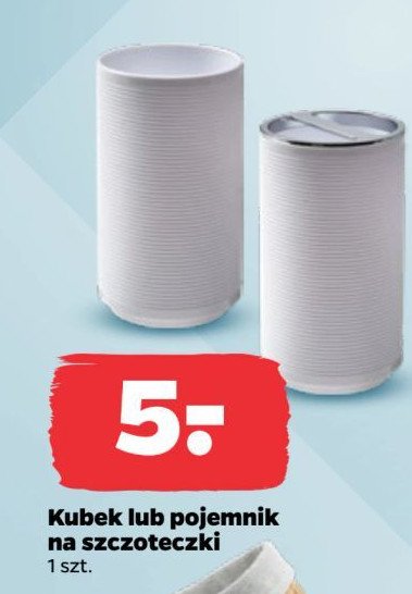Pojemnik na szczoteczki promocja w Netto