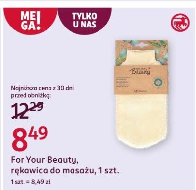 Rękawica do masażu For Your Beauty 1 szt. promocja w Rossmann