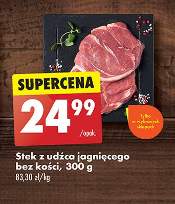 Stek jagnięcy z udźca bez kości promocja