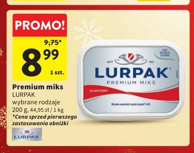 Mix masłowy klasyczny Lurpak Lurpak arla foods promocja w Intermarche