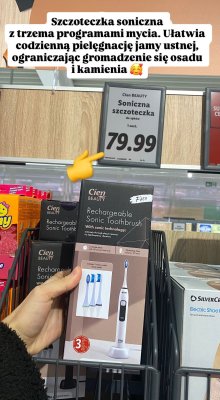Szczoteczka soniczna Cien Beauty promocja w Lidl