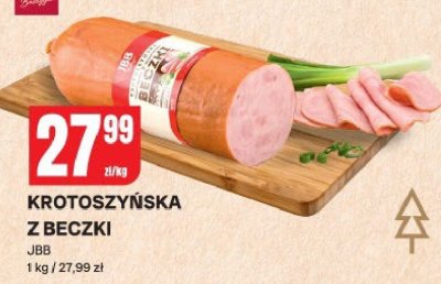 Kiełbasa krotoszyńska z beczki JBB promocja w Chorten