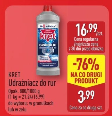 Udrażniacz do rur w granulkach promocja w Aldi