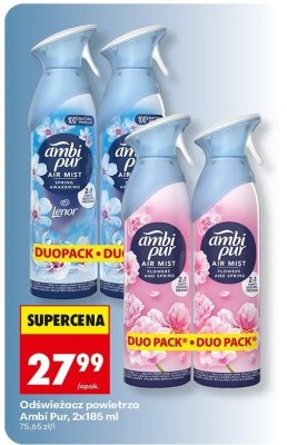 Odświeżacz powietrza Ambi Pur, 2x185 ml promocja w Biedronka