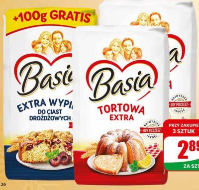 Mąka tortowa Extra do ciast drożdżowych promocja w Dino