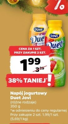 Napój jogurtowy Duet (różne rodzaje) promocja w Netto