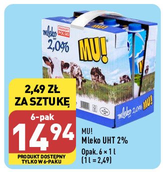 Mleko 2% Mu! promocja