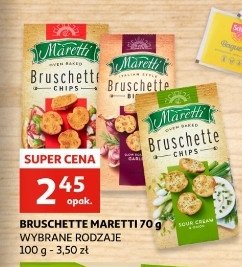 Sucharki o smaku cebulowo śmietanowym Maretti bruschette promocja