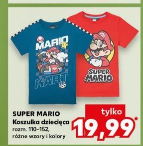 Koszulka super mario 110-152 promocja