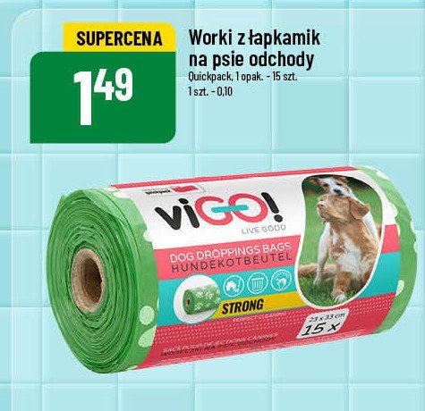 Woreczki na psie odchody strong Vigo! promocja