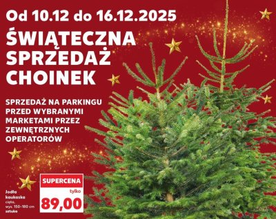 Jodła kaukaska cięta, wys. 150-180 cm promocja w Kaufland