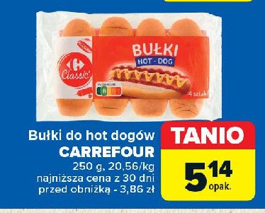 Bułki hot-dog amerykański Carrefour promocja