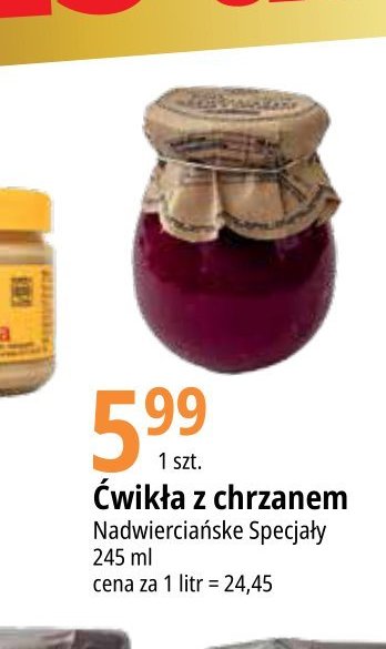 Ćwikła z chrzanem Nadwarciańskie specjały promocja