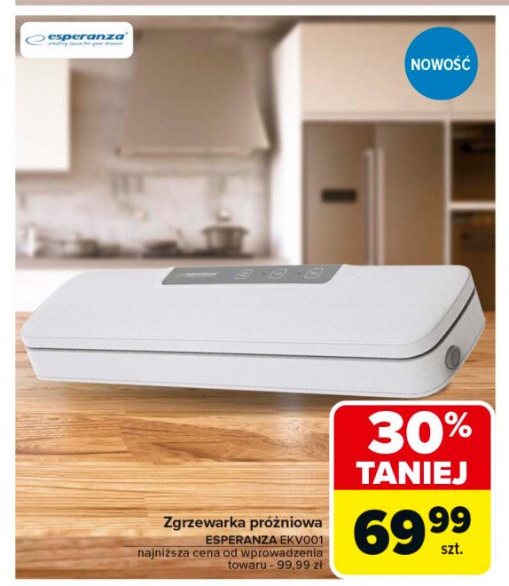 Zgrzewarka ekv001 Esperanza promocja w Carrefour