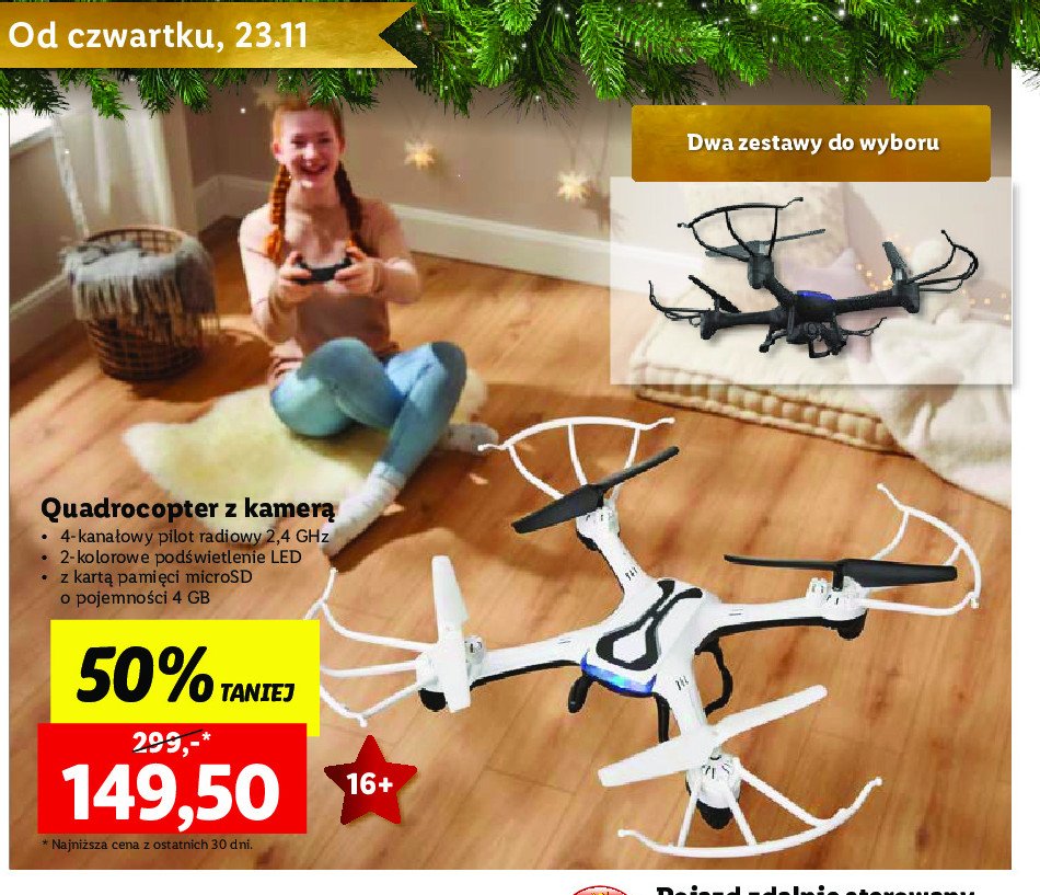 Quadrocopter z kamer膮 promocja