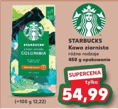 Kawa ziarnista STARBUCKS różne rodzaje promocja w Kaufland