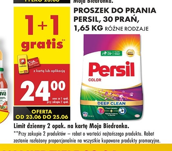 Persil proszek do prania deep clean color promocja w Biedronka