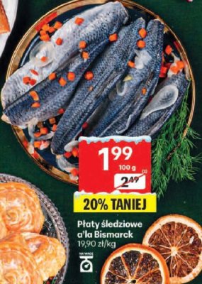 Płaty śledziowe a'la Bismarck promocja w Delikatesy Centrum
