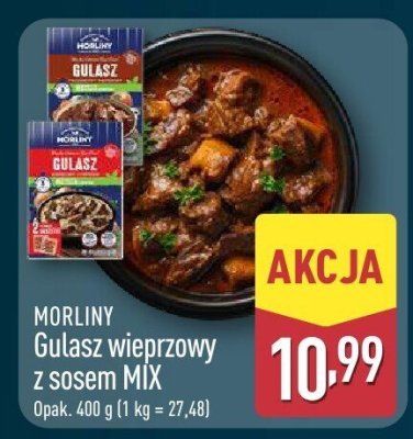 Gulasz wieprzowy z sosem MIX promocja w Aldi