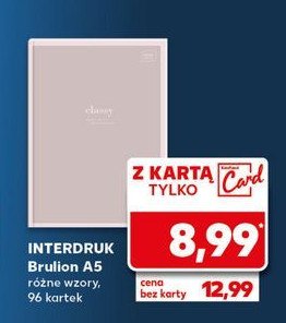 Brulion a5 96 kartek Interdruk promocja