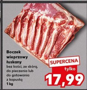 Boczek wieprzowy łuskany promocja